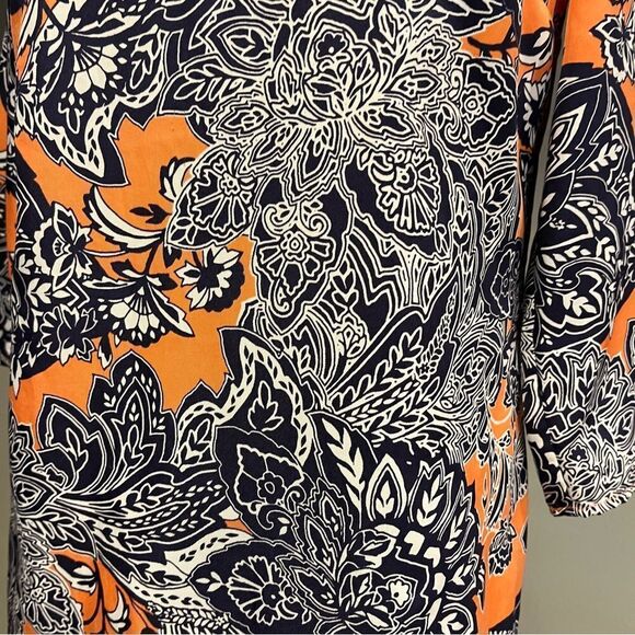 !!! Clearance! Floral Paisley Print long sleeve dress size Extra Small - Picture 3 of 16